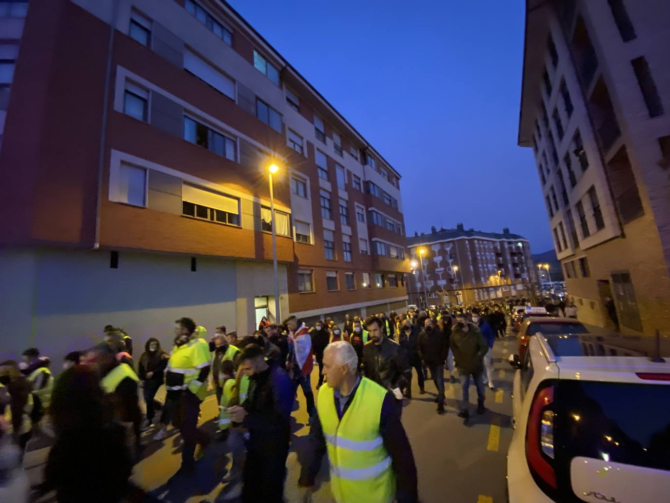 Fotos: Concentración de transportistas en Ponferrada