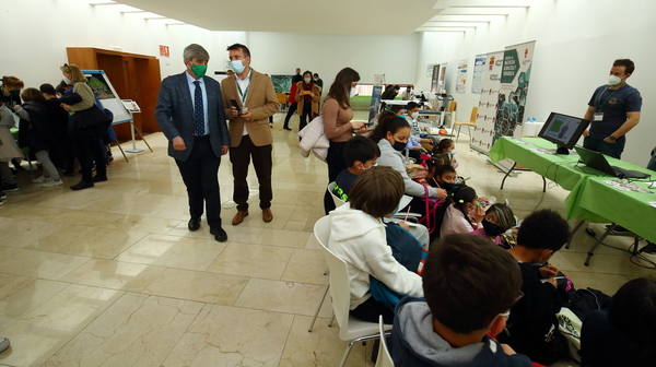 Inauguración de la muestra Expociencia 2022 en el Campus de Ponferrada.