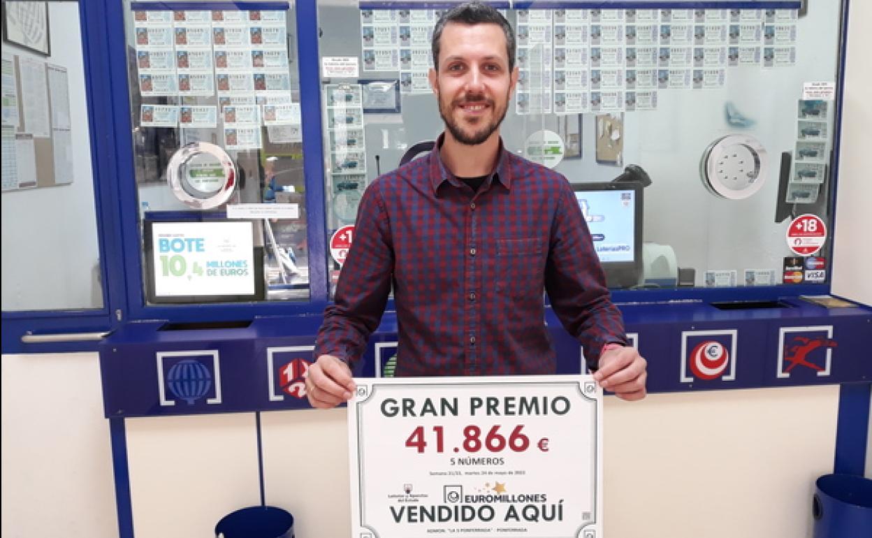 El sorteo del Euromillones deja un premio de casi 42.000 euros en Ponferrada.