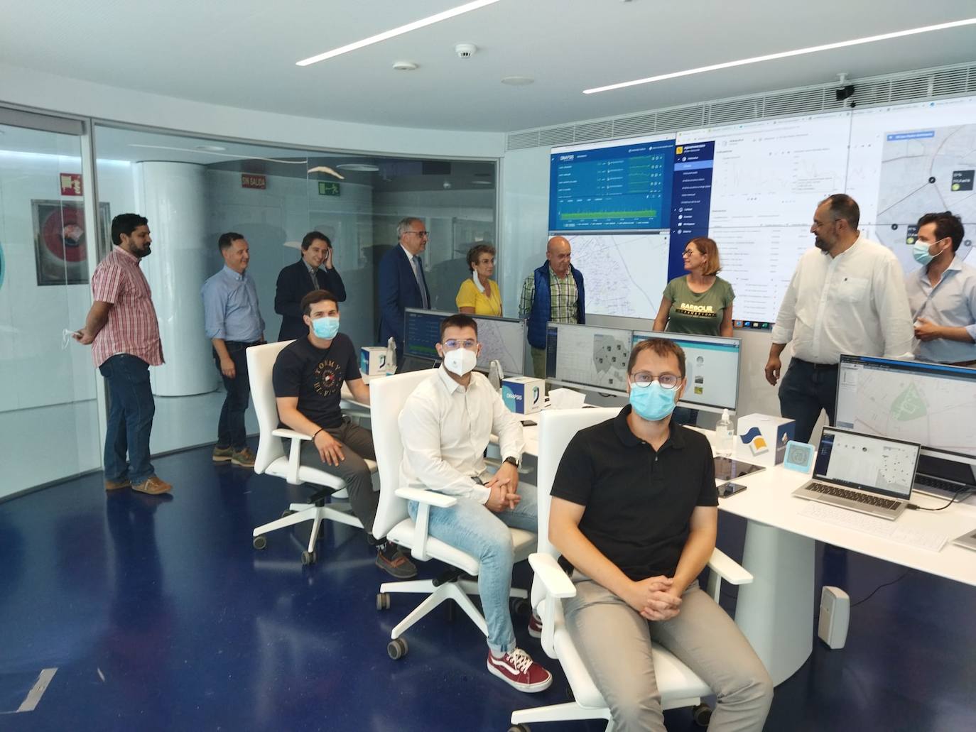 Fotos: Visita del alcalde de Ponferrada al Centro de Interpretación del Agua de Albacete