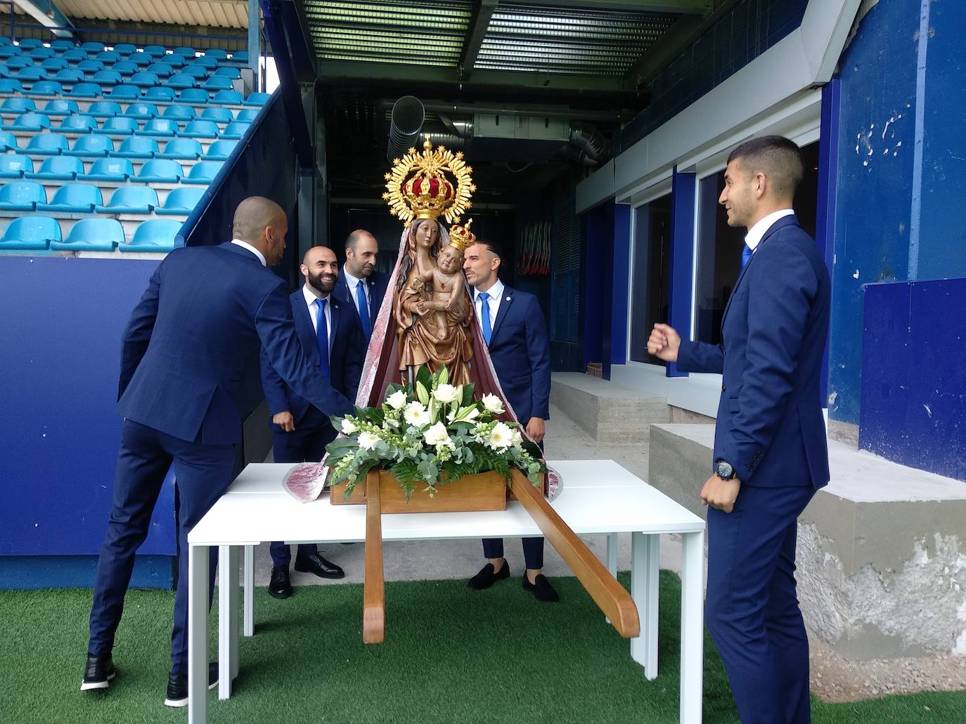La SD Ponferradina celebra en El Toralín los actos centrales de su Centenario. 