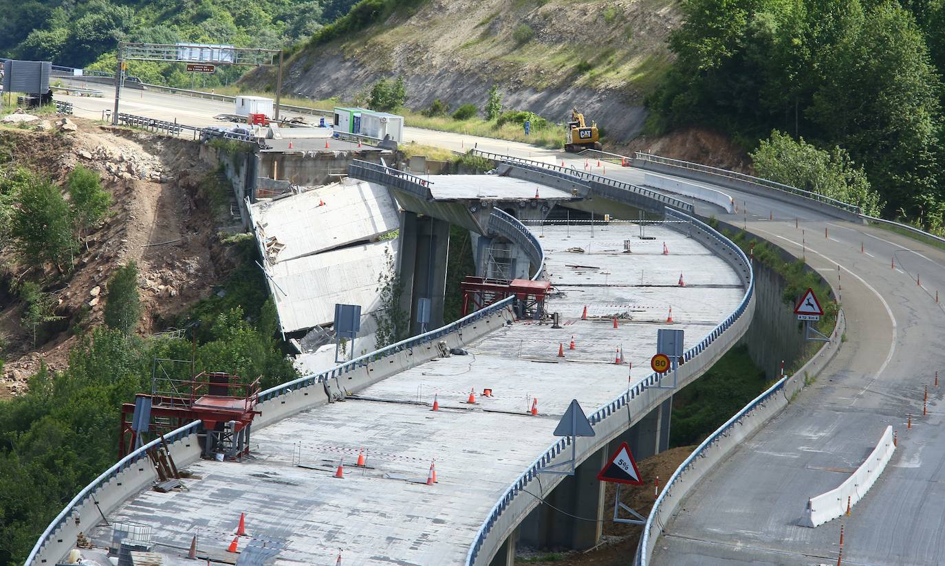 Fotos: Reunión sobre el colapso por el derrumbe del viaducto de la A-6