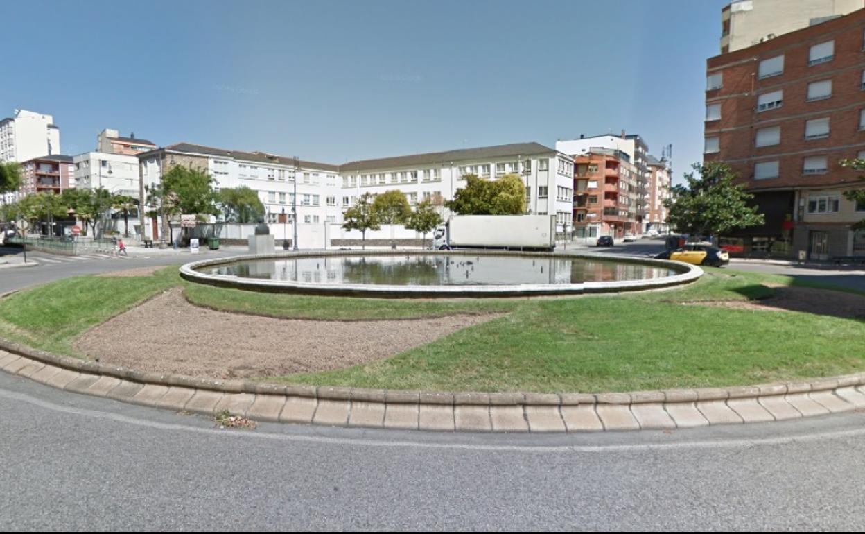 Plaza Luis del Olmo de Ponferrada.