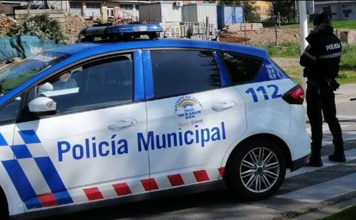 Control de la Policía Municipal de Ponferrada.