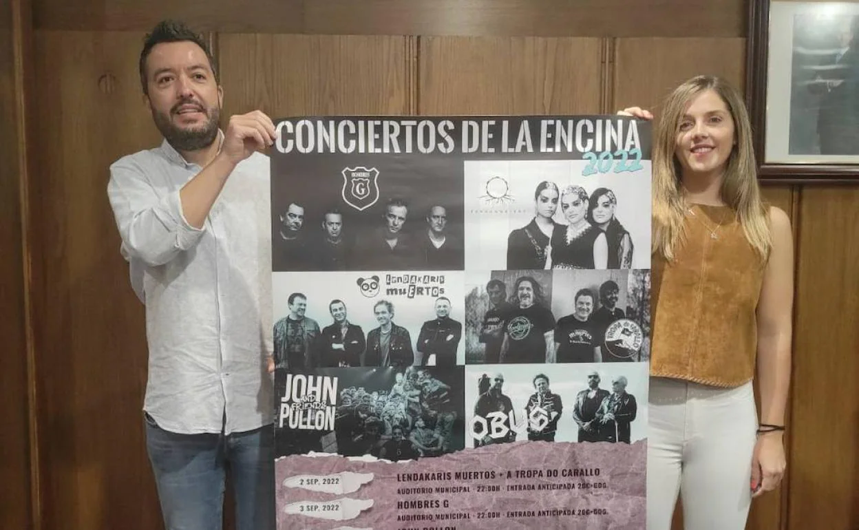 Imagen de la presentación de los conciertos de las fiestas de la Encina.