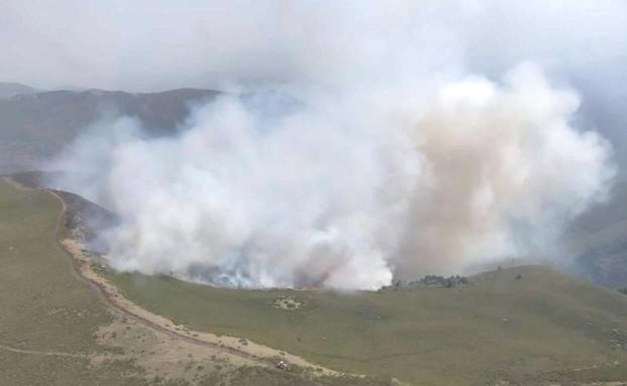 Incendio de Montes de Valdueza