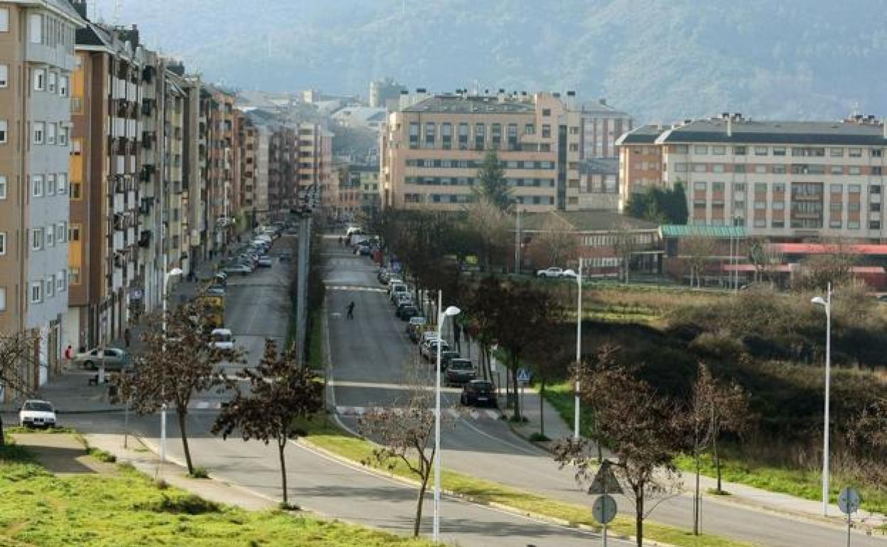 Avenida de América de Ponferrada.