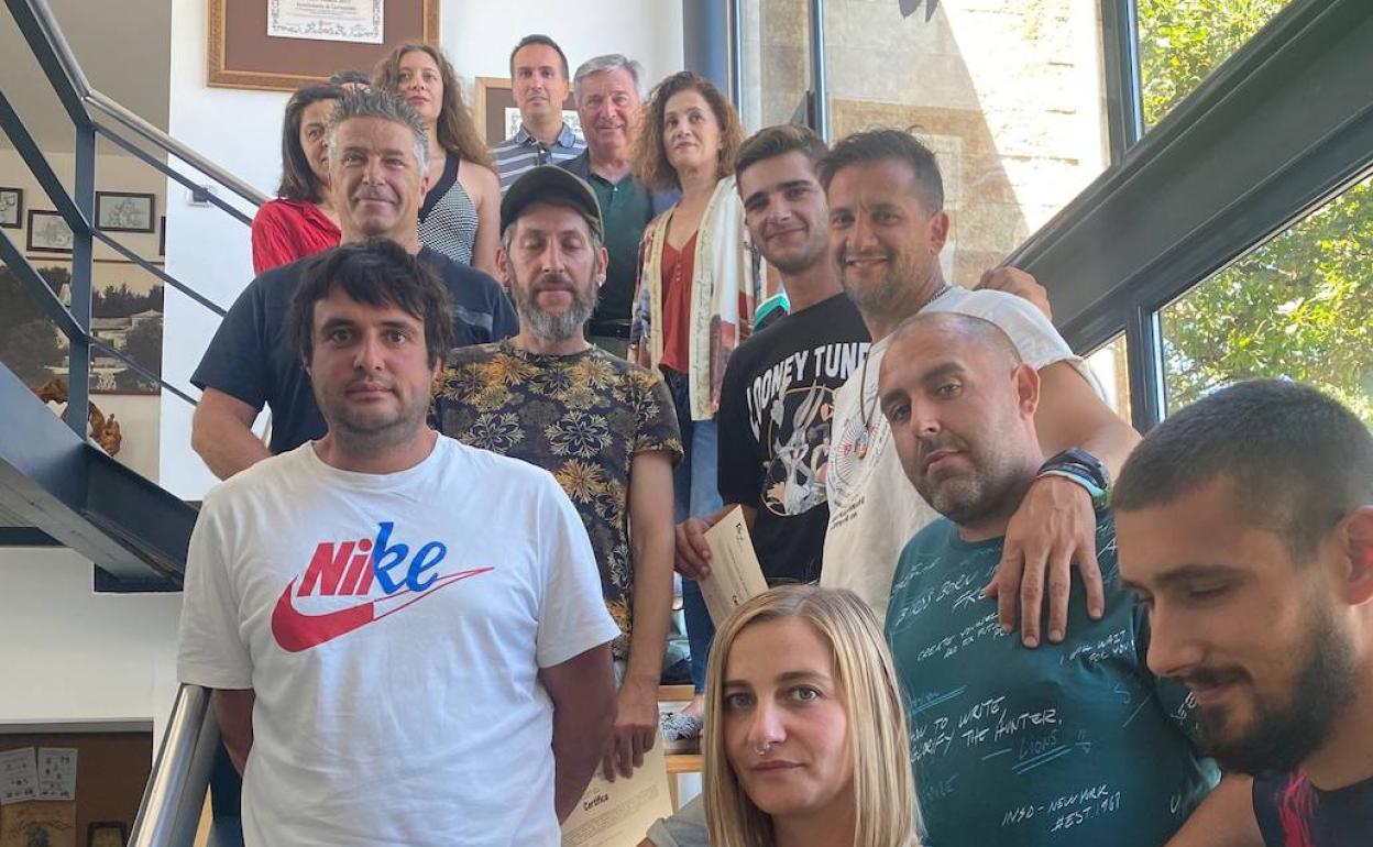 Imagen de la clausura del programa mixto en Carracedelo.