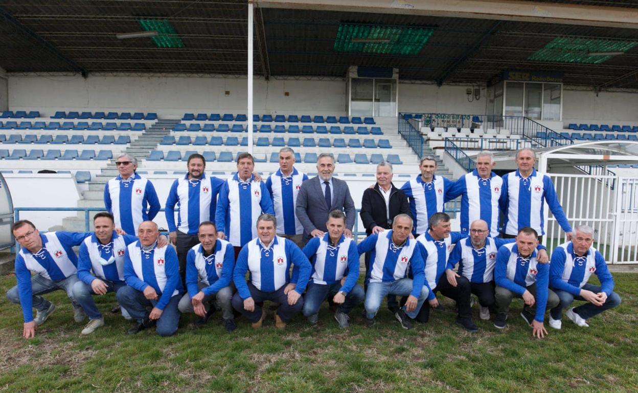 Veteranos de la SD Ponferradina. 