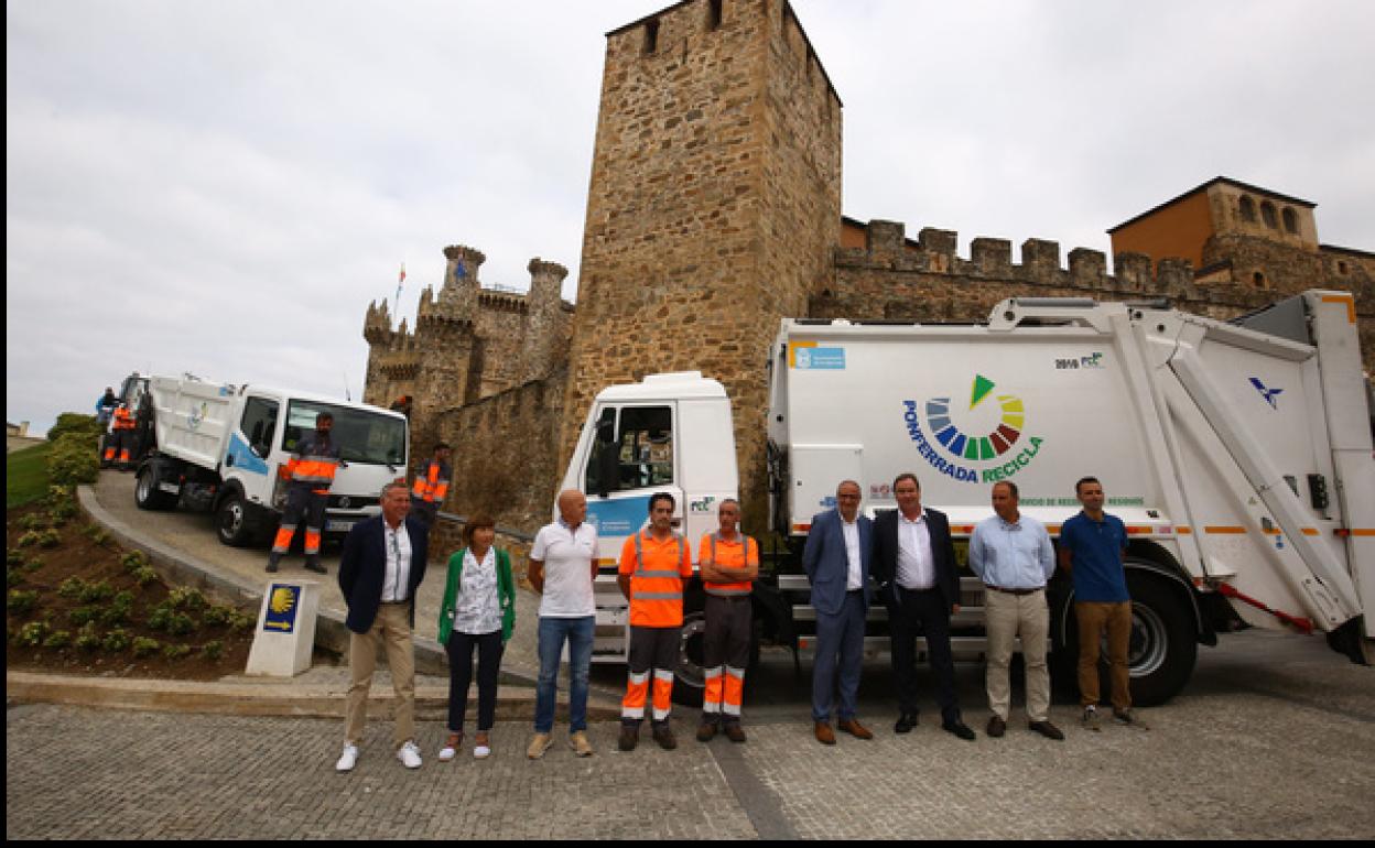 Presentación del servidio de recogida de residuos sólidos urbanos de Ponferrada.