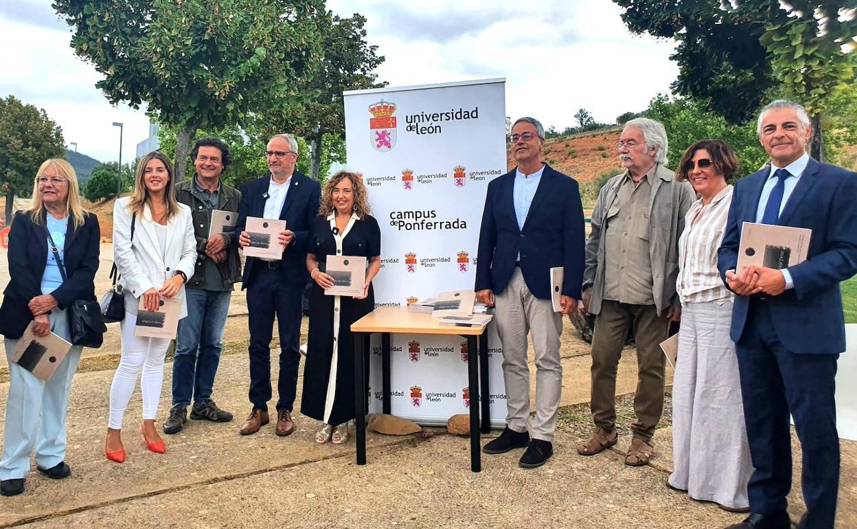 Imagen de la presentación del libro de Fernández Manso en el Campus de Ponferrada.