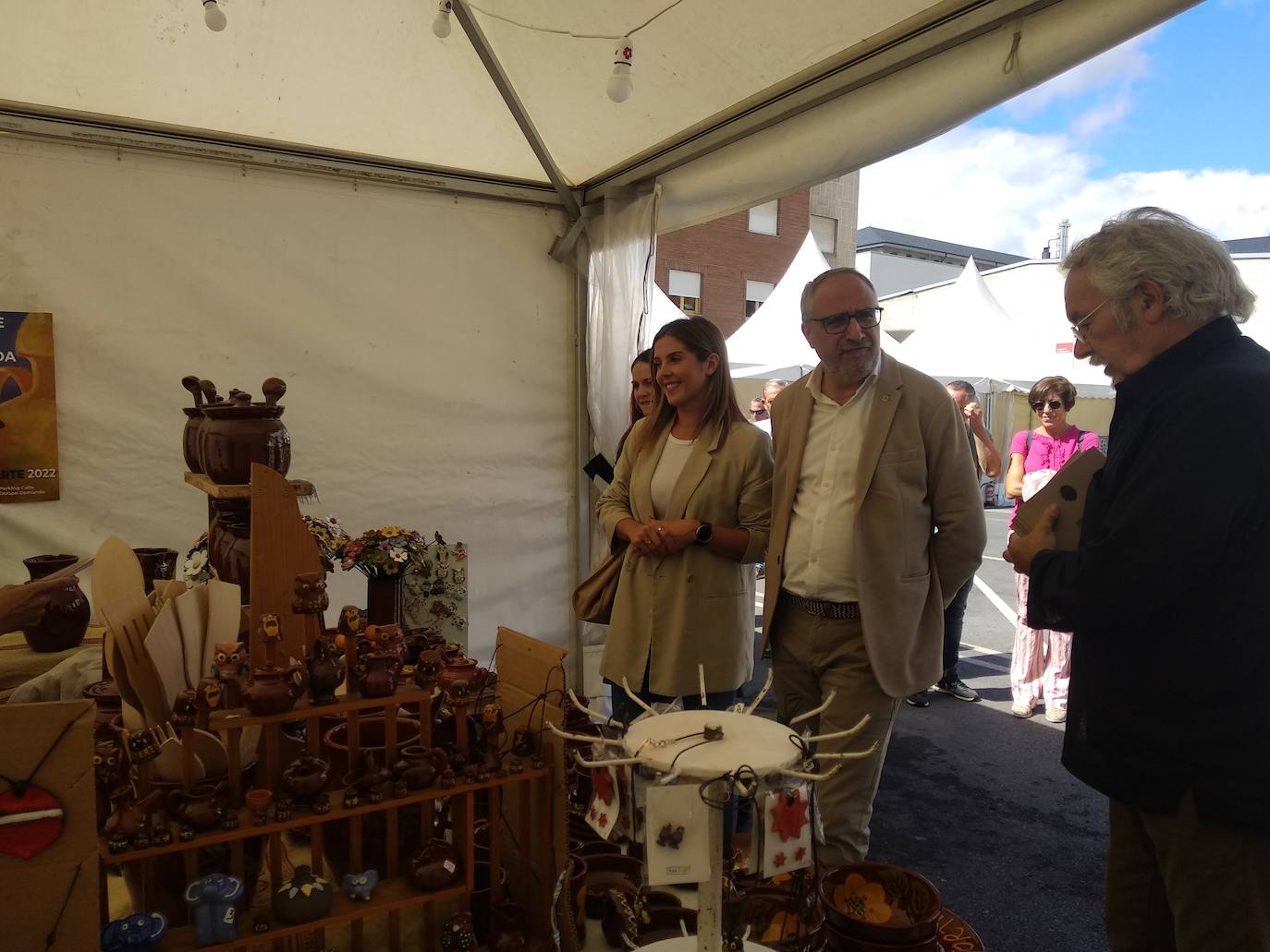 Inauguración de la 41 edición de la Feria de Cerámica de Ponferrada.