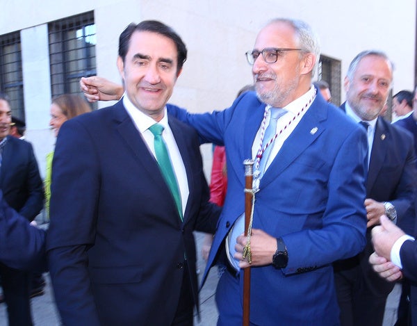 Ponferrada acogió este jueves un desembarco de autoridades para participar en los actos del Día del Bierzo en el marco de las fiestas de la Encina.