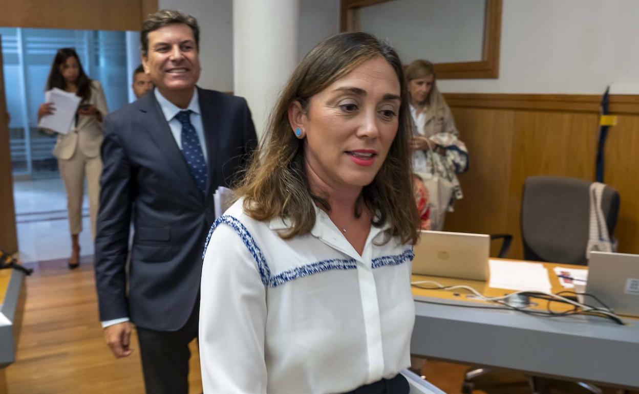 González Corral en la rueda de prensa posterior al Consejo de Gobierno.