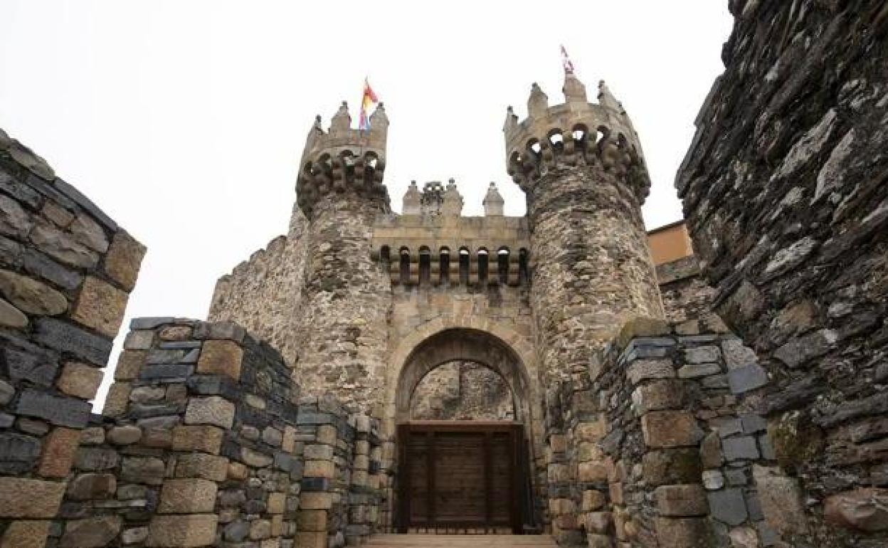 Imagen del castillo de los Templarios de Ponferrada.