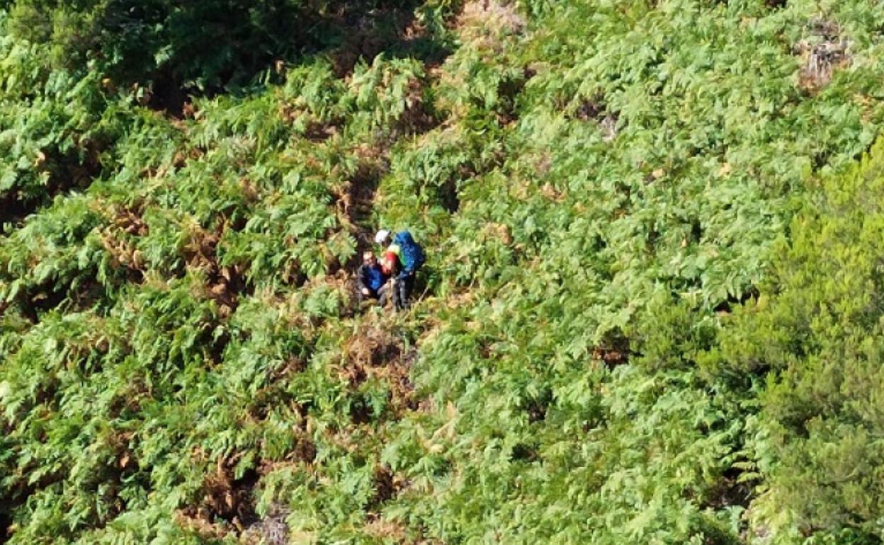 Rescate del peregrino desorientado por la zona de El Bierzo.