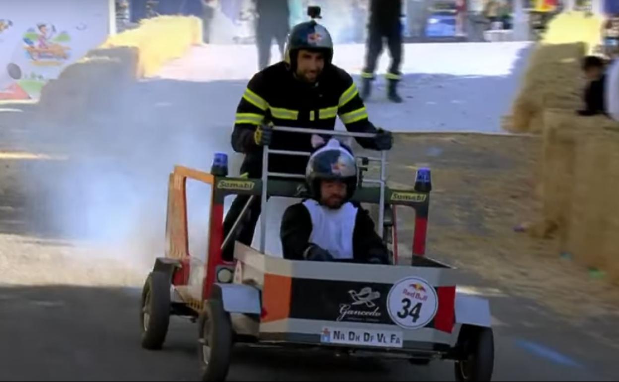 Captura de la participación berciana en la carrera.