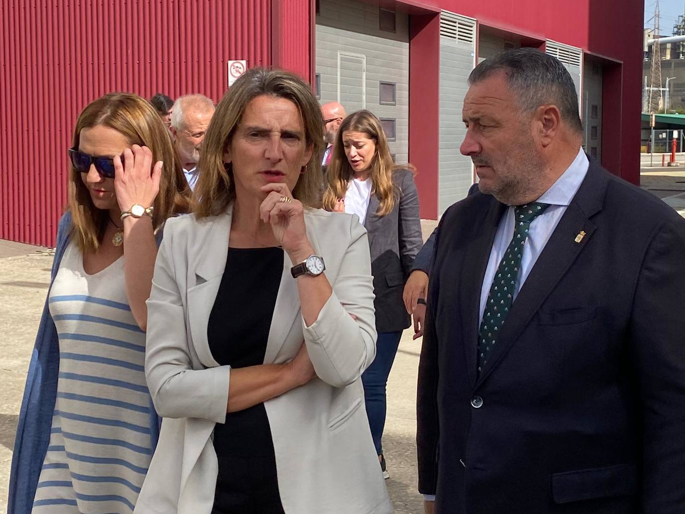 La ministra Teresa Ribera visita el Centro de Desarrollo de Tecnologías de Ciuden en Cubillos del Sil.