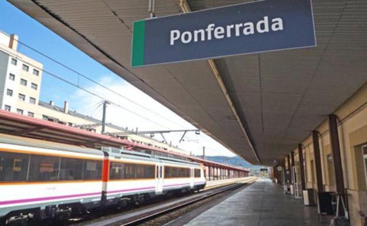 Estación ferroviaria de Ponferrada.