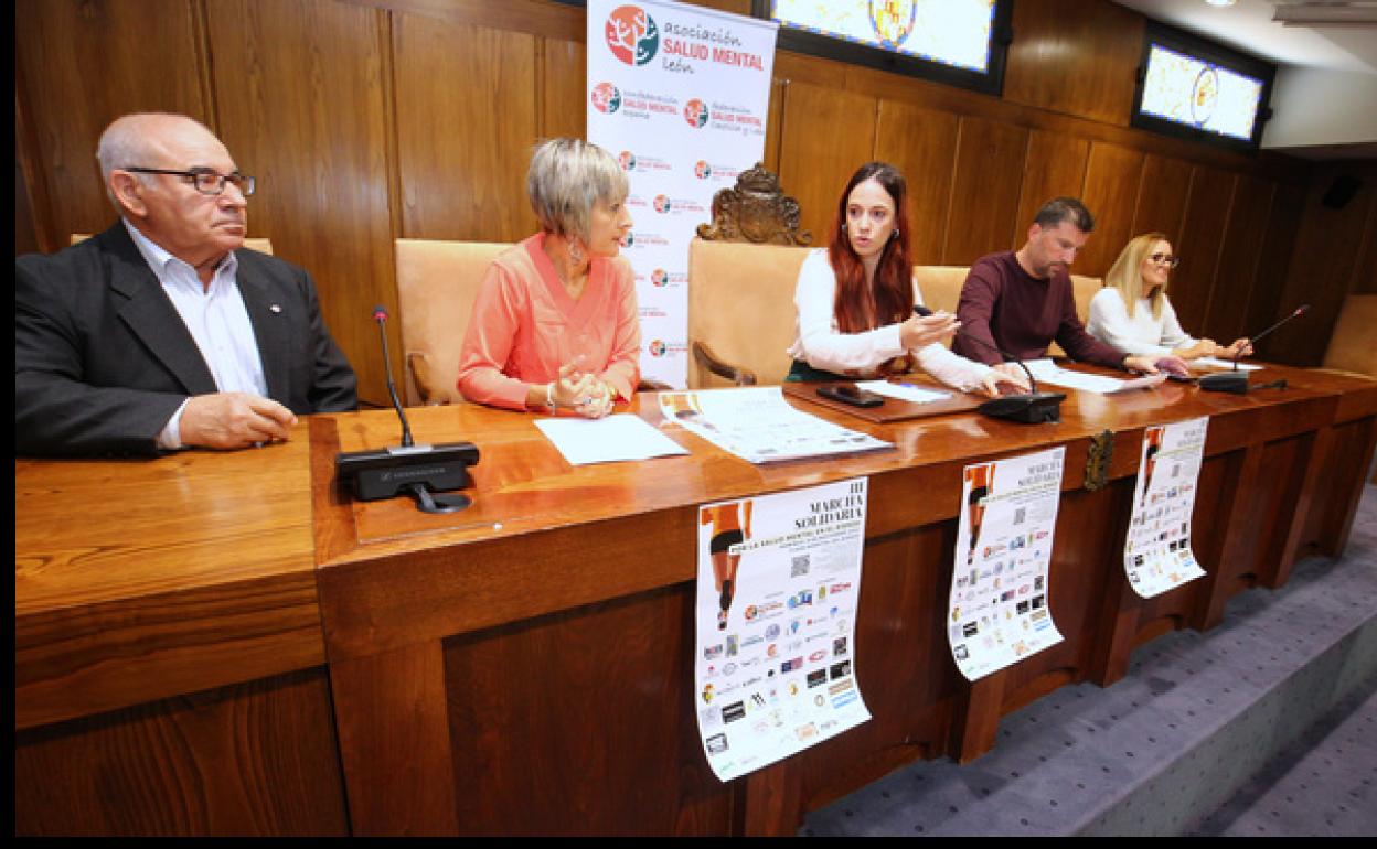 Presentación de la tercera edición de la marcha solidaria por la salud mental del Bierzo.