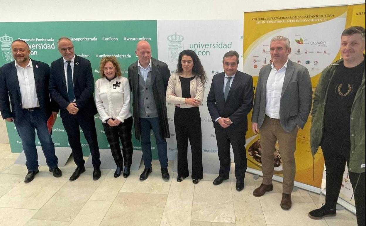 Inauguración de las Jornadas Técnicas de Biocastanea en el Campus del Bierzo de Ponferrada.