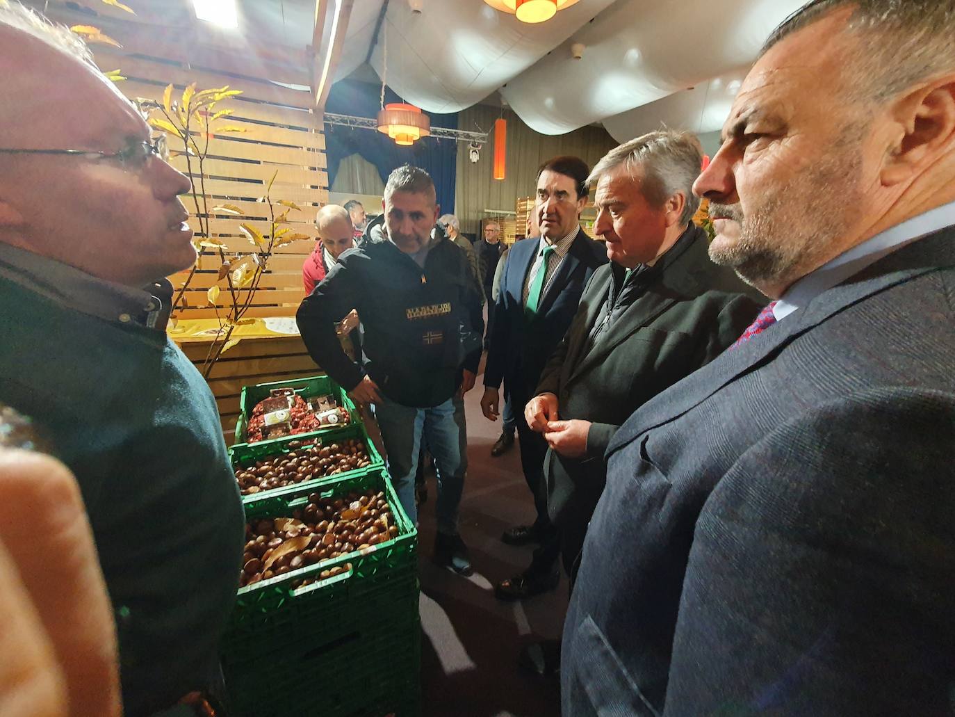 Inauguración de la feria de Biocastañea 2022 en Carracedelo.