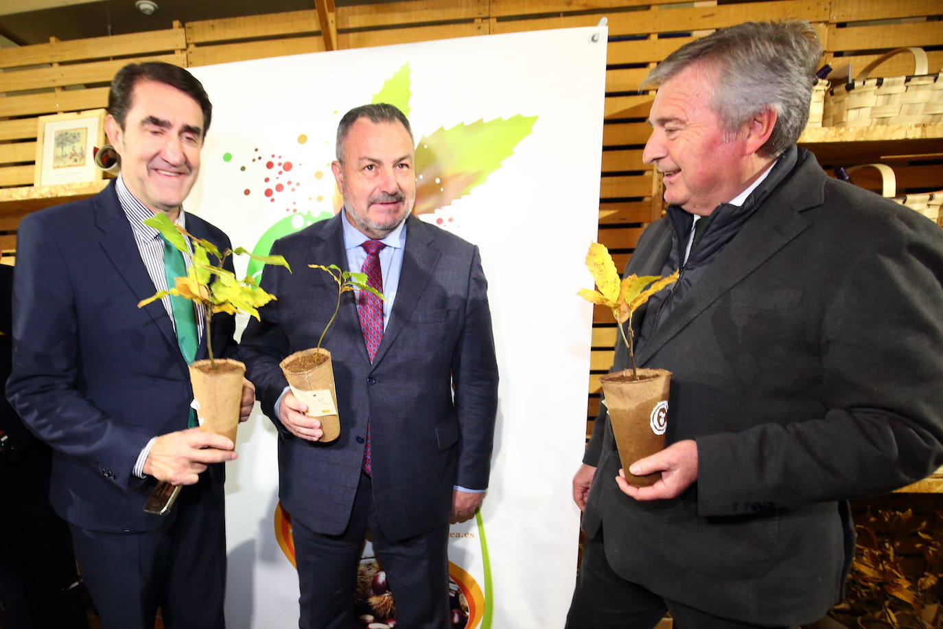 Inauguración de la feria de Biocastañea 2022 en Carracedelo.