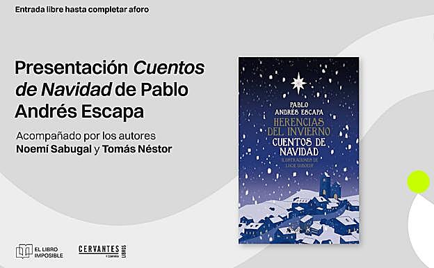 Cartel de la presentación del nuevo trabajo de Escapa.