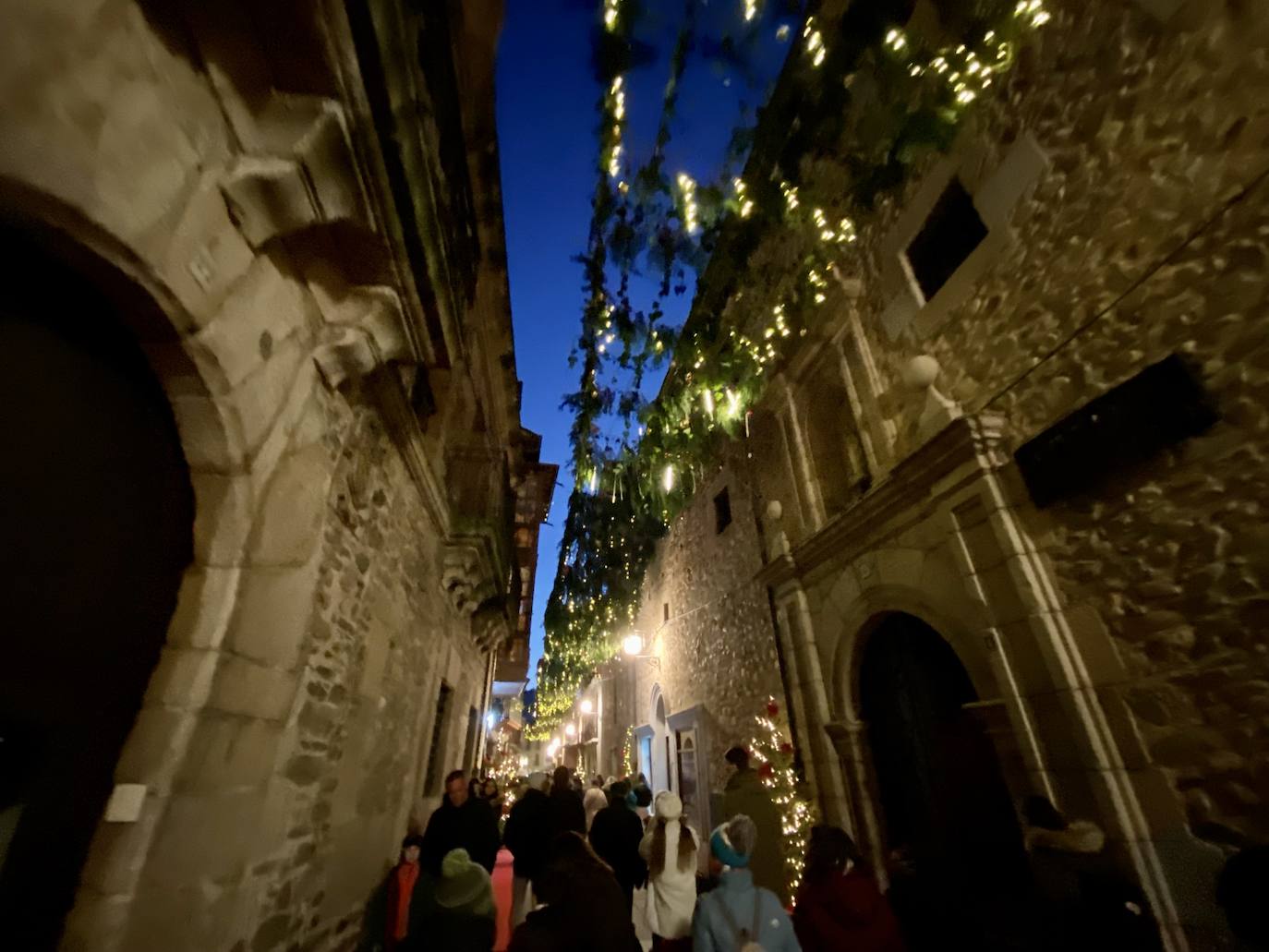 Fotos: Encendido de las luces de Navidad en Ponferrada