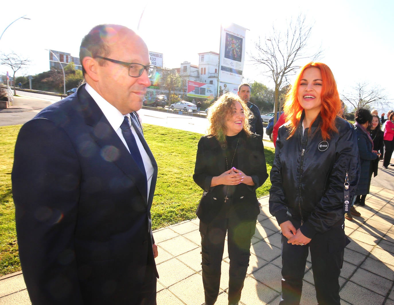 La astronauta Sara García en Ponferrada