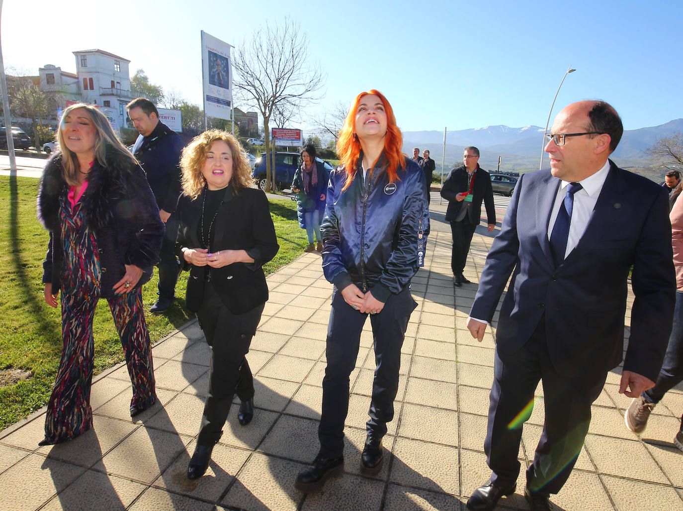 La astronauta Sara García en Ponferrada