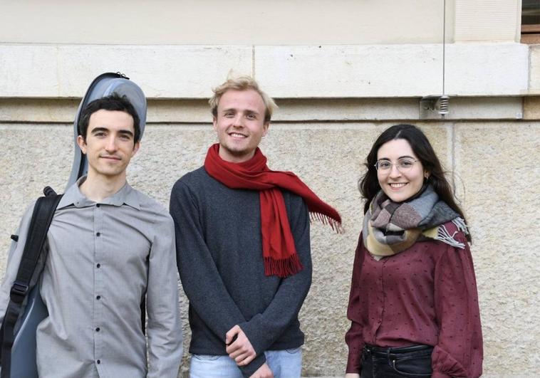 El trío de violoncellos y clave Berteau Ensemble abre la temporada de Juventudes Musicales en el Conservatorio de Ponferrada