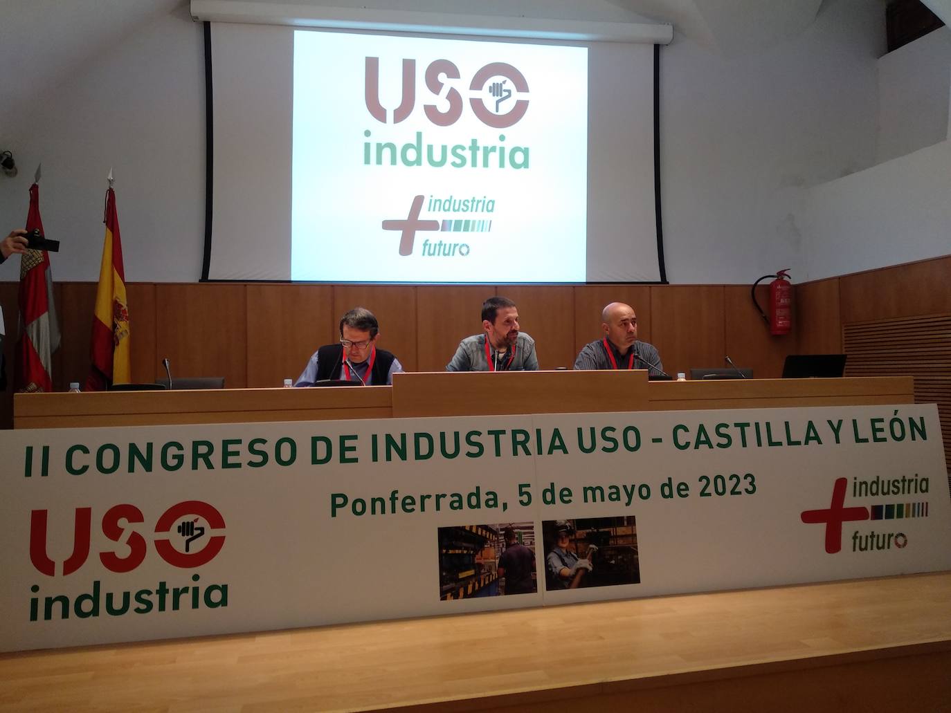 Ponferrada acoge el II Congreso de la Federación de Industria de USO