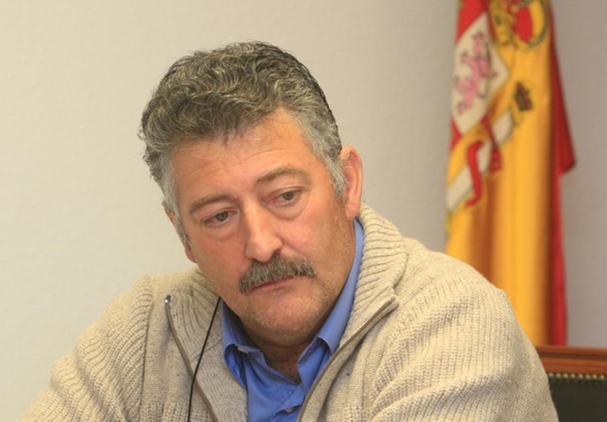 El alcalde de Páramo del Sil, Ángel Calvo.