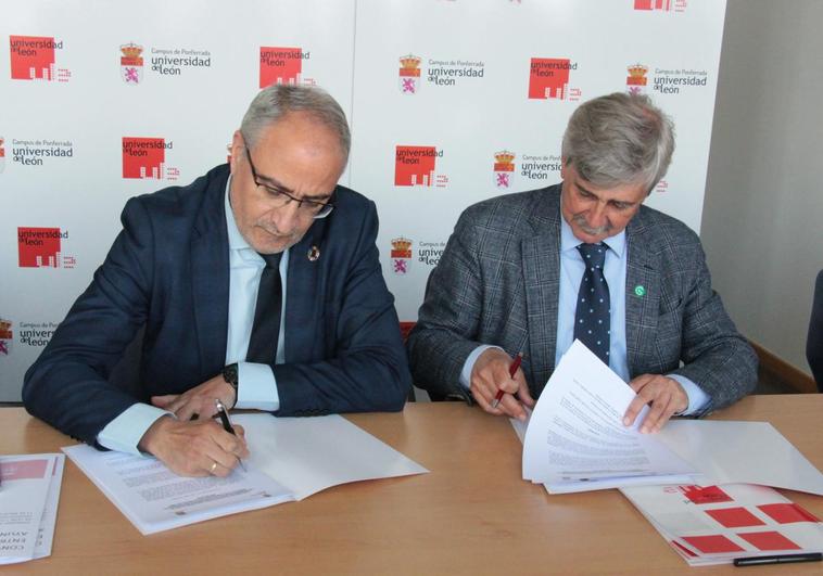 Ponferrada y Universidad de León firman el convenio de uso compartido de instalaciones deportivas