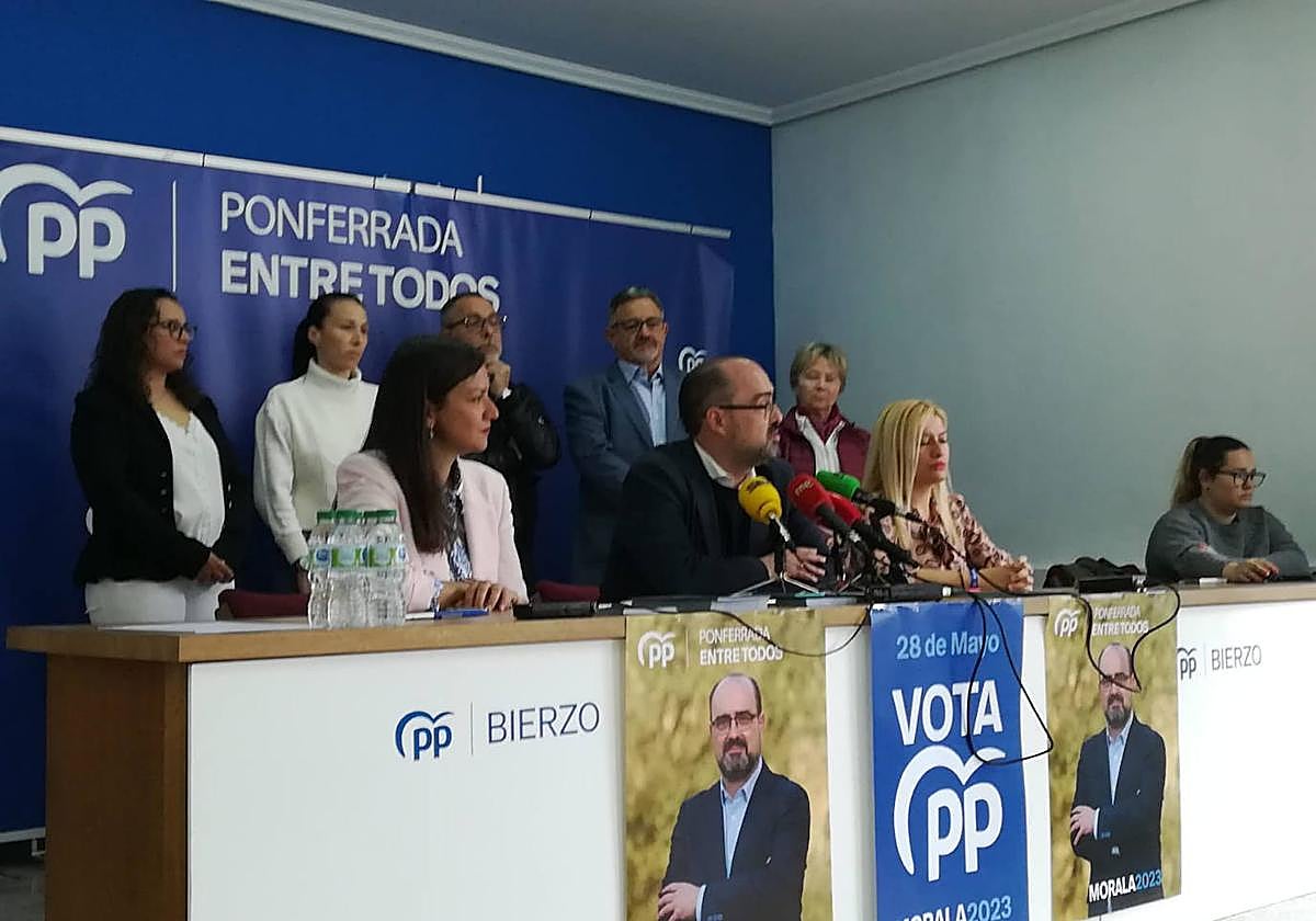 Imagen de la presentación del programa del PP de Ponferrada.