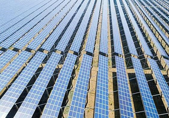 Macroparque fotovoltaico.