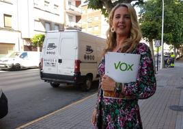 La candidata de Vox a la Alcaldía de Ponferrada, Patricia González.