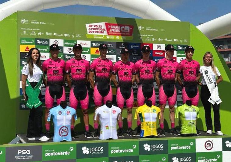 Buen arranque en la Volta a Portugal do Futuro del Maglia Tecnosylva Bembibre Cycling Team