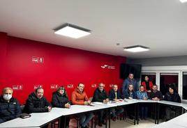 Reunión de la comisión ejecutiva municipal del PSOE de Ponferrada.