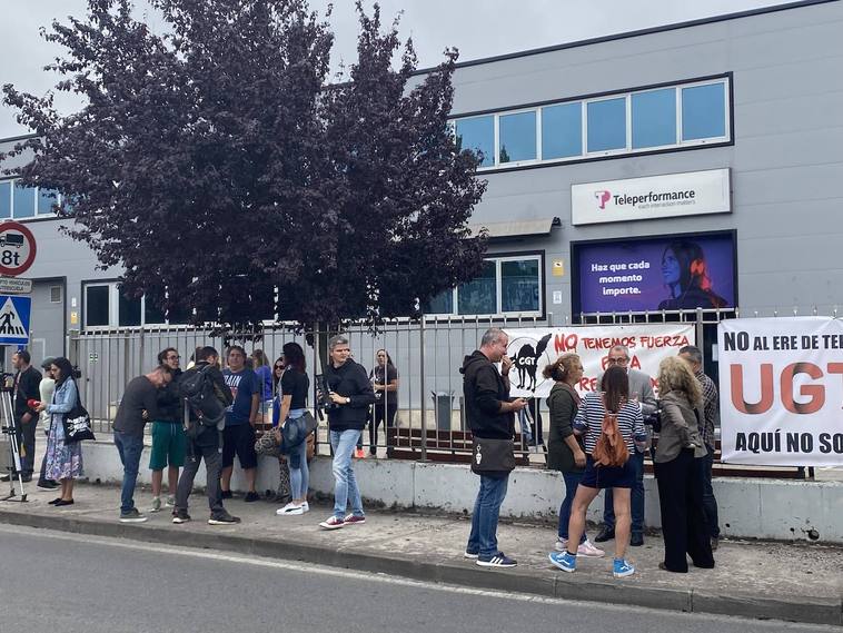La plantilla de Teleperformance inicia las protestas contra un ERE «injustificado»