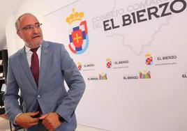 El presidente del Consejo Comarcal del Bierzo, Olegario Ramón.