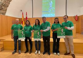 Imagen de la presentación de la marcha contra el cáncer en Ponferrada.