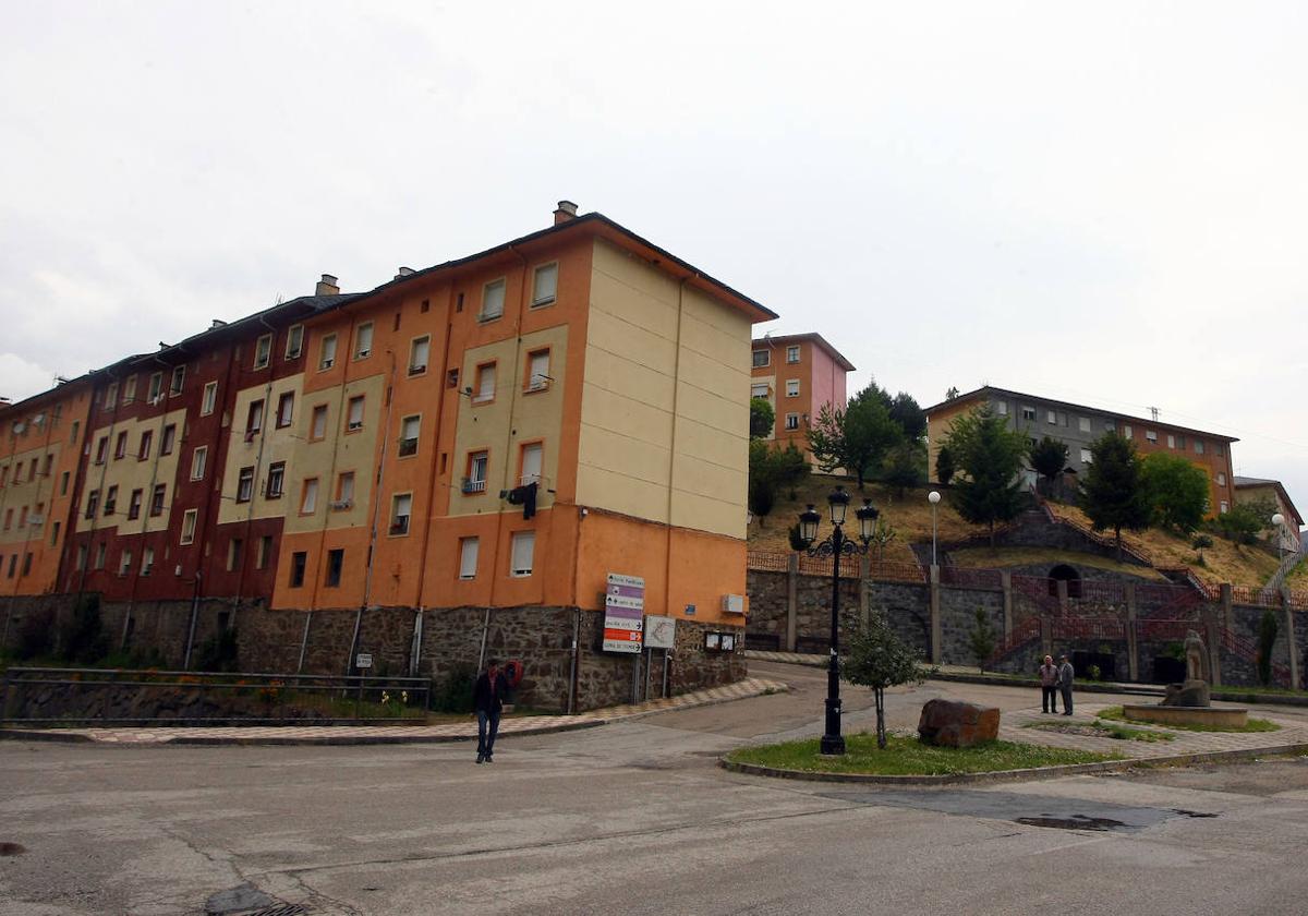 Viviendas del poblado minero de Tremor de Arriba.