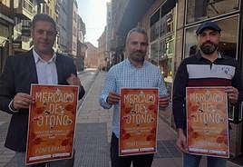 Presentación del Mercado de Otoño en la calle Real de Ponferrada.