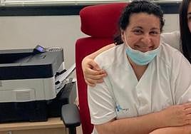 La enfermera berciana Rosario Otero.