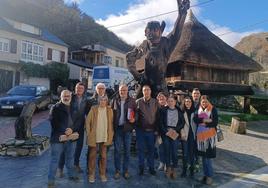 Visita institucional del presidente del Consejo a Vega de Valcarce.