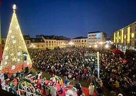 Imagen del encendido navideño del pasado año.