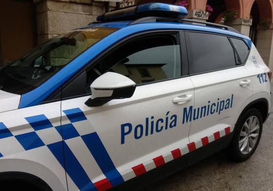 Vehículo de la Policía Municipal de Ponferrada.