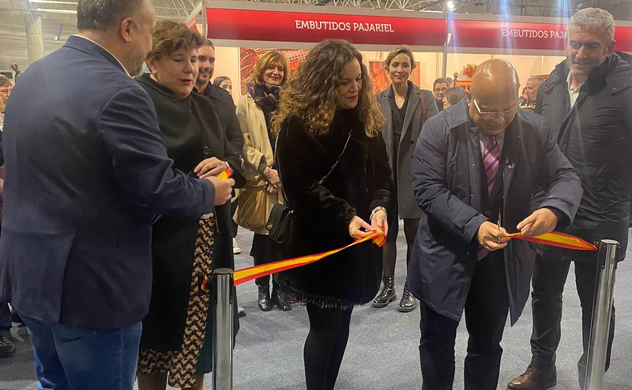 Imagen de la inauguración de la Feria Agroalimentaria de Bembibre.